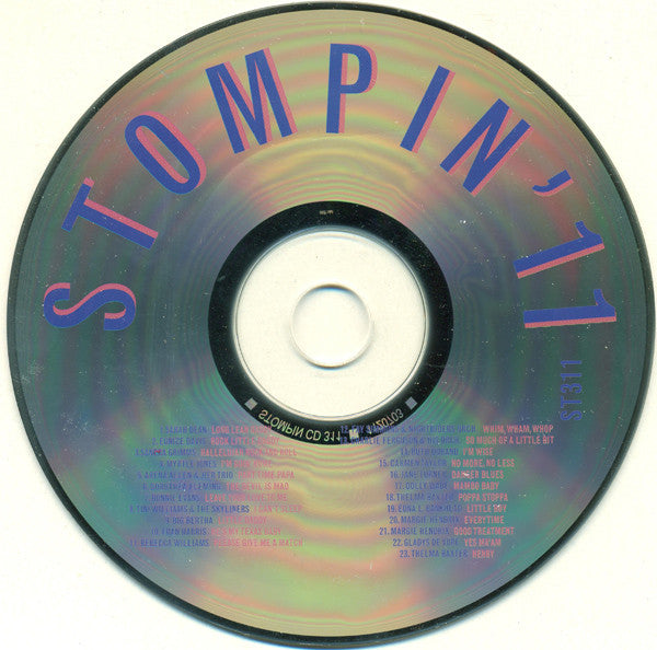 Various : Stompin' 11 - 23 Crazed Rhythm 'N' Blues Pounders! (CD, Album, Comp, P/Unofficial)