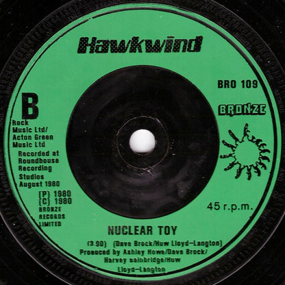 Hawkwind : Who's Gonna Win The War? (7", Single, Gre)