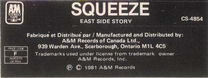 Squeeze (2) : East Side Story (Cass, Album, Dol)