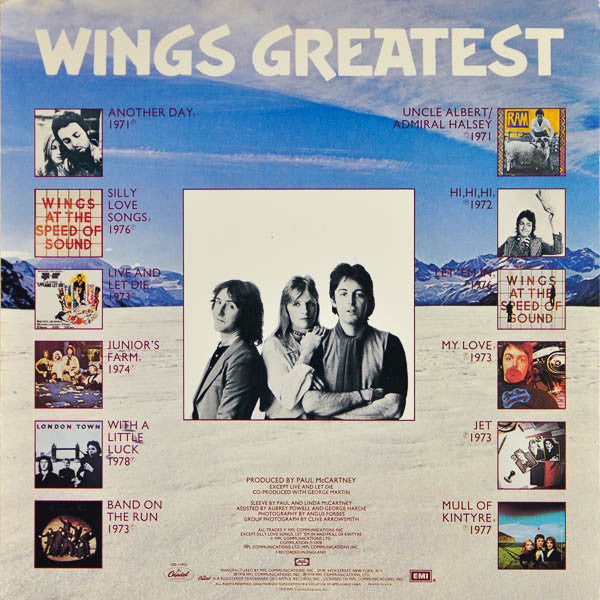 Wings (2) : Wings Greatest (LP, Comp, Win)