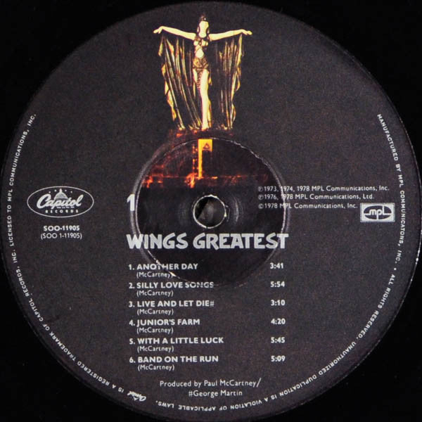 Wings (2) : Wings Greatest (LP, Comp, Win)