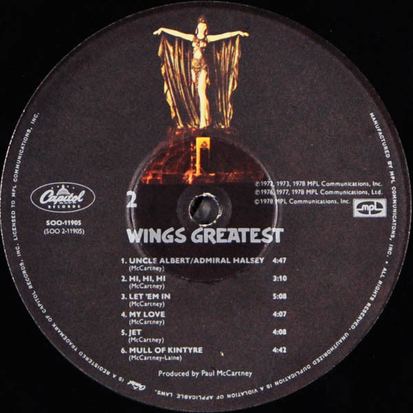 Wings (2) : Wings Greatest (LP, Comp, Win)