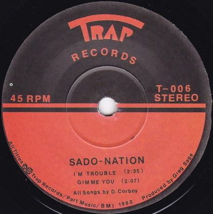 Sado-Nation : Sado-Nation (7", EP, RE, Unofficial)