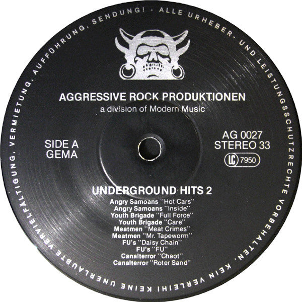 Various : Underground Hits 2 (LP, Comp)