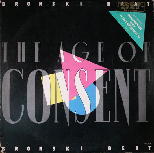 Bronski Beat : The Age Of Consent (LP, Album)