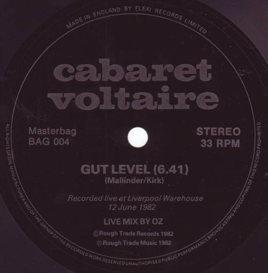 Cabaret Voltaire : Gut Level (Flexi, 7", S/Sided, Squ)