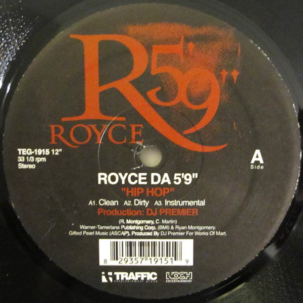 Royce Da 5'9" : Hip Hop / Throwback (12", Single)