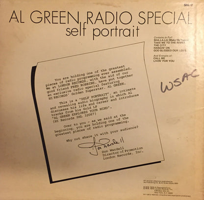 Al Green : Al Green Radio Special - Self Portrait (LP, Promo, Rad)