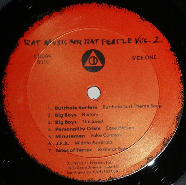 Various : Rat Music For Rat People Vol. 2 (LP, Comp)