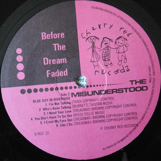 The Misunderstood : Before The Dream Faded (LP, Comp)