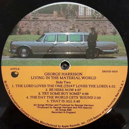 George Harrison : Living In The Material World (LP, Album, Win)