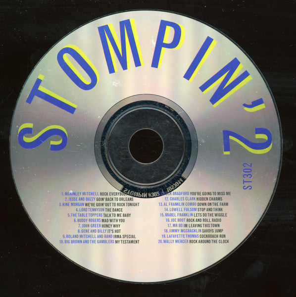 Various : Stompin' 2 (20 Crazed Rhythm 'N' Blues Pounders!) (CD, Album, Comp)