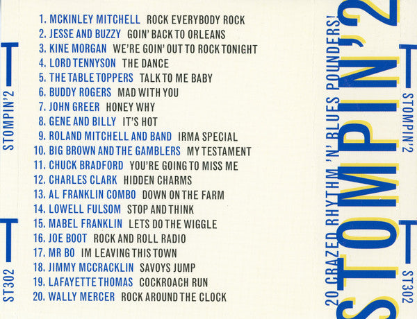 Various : Stompin' 2 (20 Crazed Rhythm 'N' Blues Pounders!) (CD, Album, Comp)