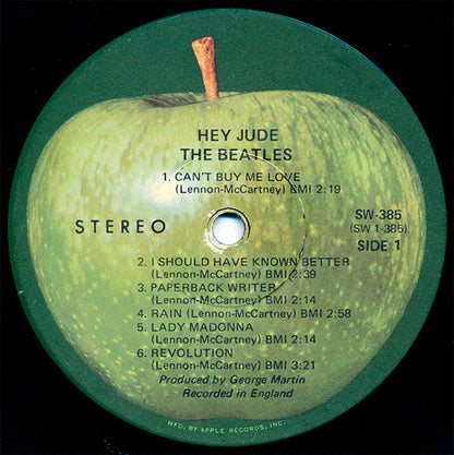 The Beatles : Hey Jude (LP, Comp, RE)