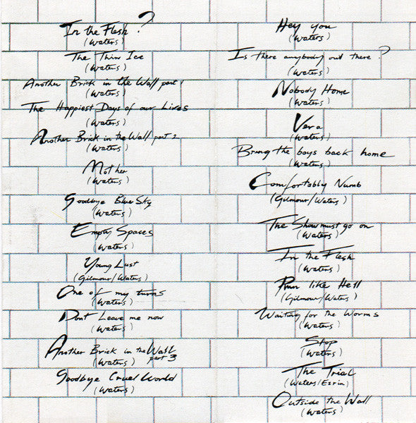 Pink Floyd : The Wall (Cass, Album, Dol)