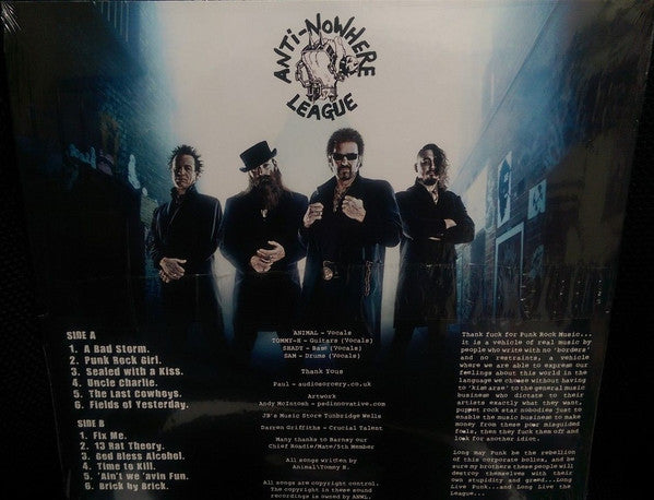 Anti-Nowhere League : The Cage (LP, Album, Ltd)