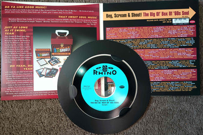 Various : Beg, Scream & Shout: The Big Ol' Box Of '60s Soul Sampler (CD, Comp, Mono, Promo)