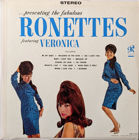 The Ronettes : ...Presenting The Fabulous Ronettes Featuring Veronica (LP, Album, Club, M/Print)