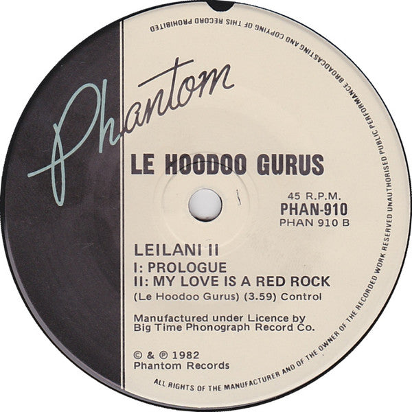 Le Hoodoo Gurus* : Leilani (7", Single, Sec)