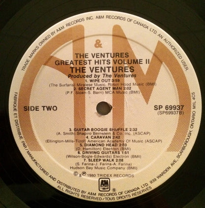 The Ventures : The Ventures Greatest Hits Volume II (LP, Comp)