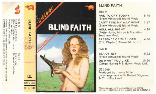 Blind Faith (2) : Blind Faith (Cass, Album, RE)