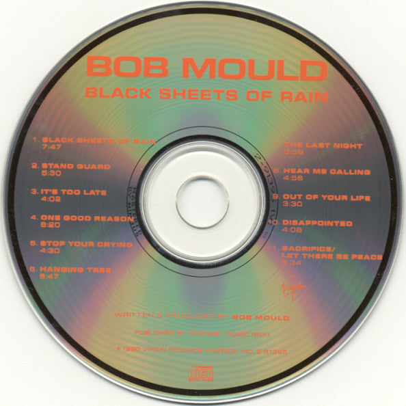 Bob Mould : Black Sheets Of Rain (CD, Album)