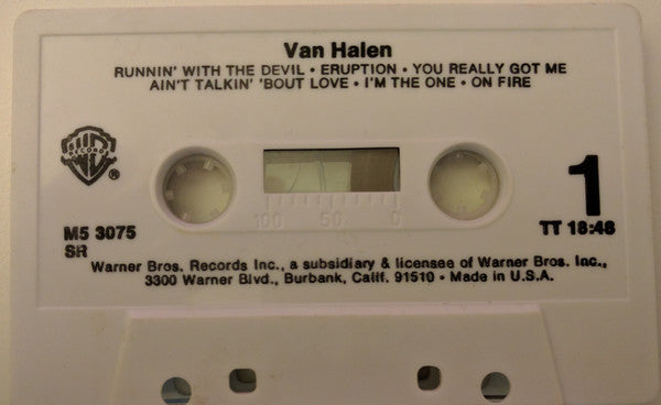 Van Halen : Van Halen (Cass, Album, SR,)