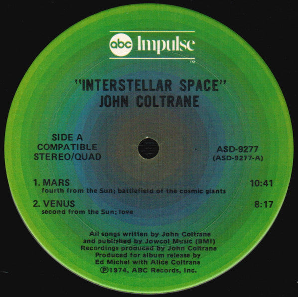 Interstellar Space - John Coltrane