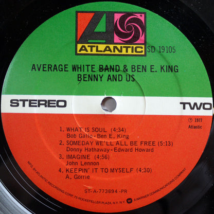 Benny And Us - Average White Band & Ben E. King