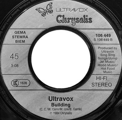 Dancing With Tears In My Eyes - Ultravox