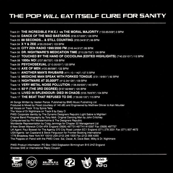 Cure For Sanity - Pop Will Eat Itself