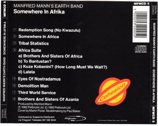 Somewhere In Afrika - Manfred Mann's Earth Band