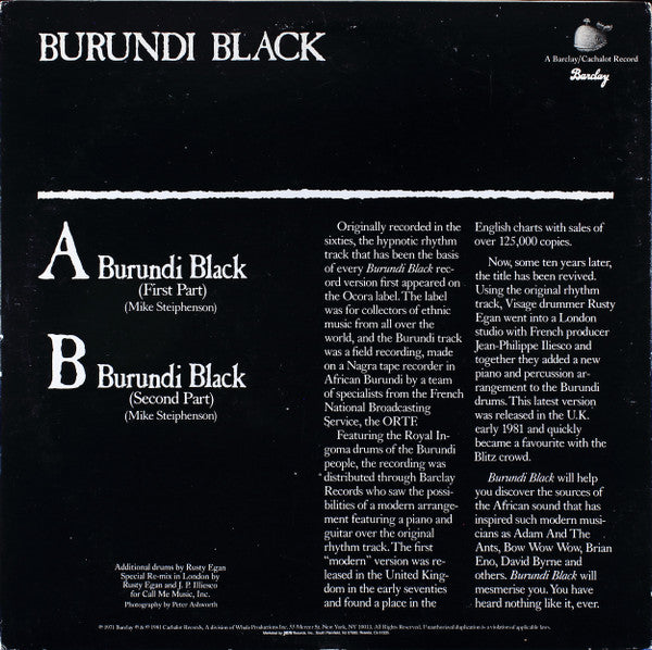 Burundi Black - Burundi Black