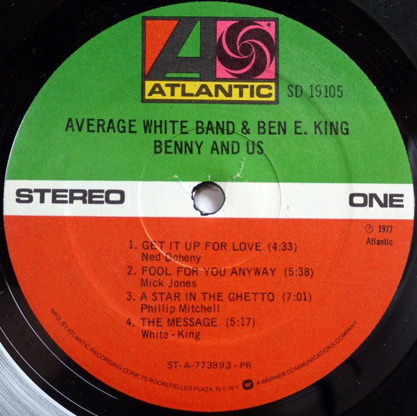 Benny And Us - Average White Band & Ben E. King