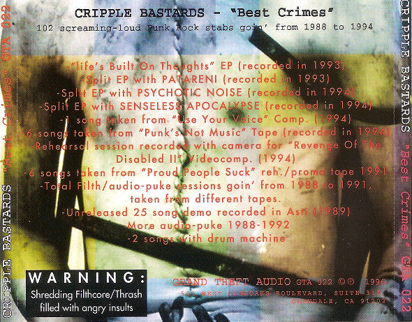 Best Crimes - Cripple Bastards