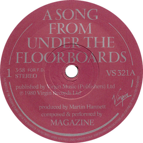 A Song From Under The Floorboards - Magazine