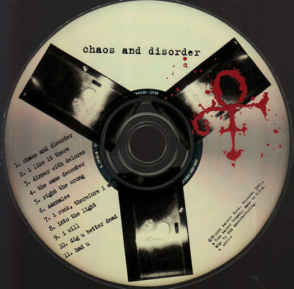 Chaos And Disorder - The Artist (Formerly Known As Prince)