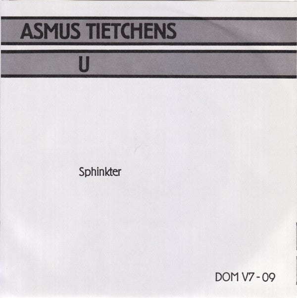 U - Asmus Tietchens & Okko Bekker