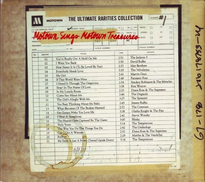 The Ultimate Rarities Collection 1:  Motown Sings Motown Treasures - Various