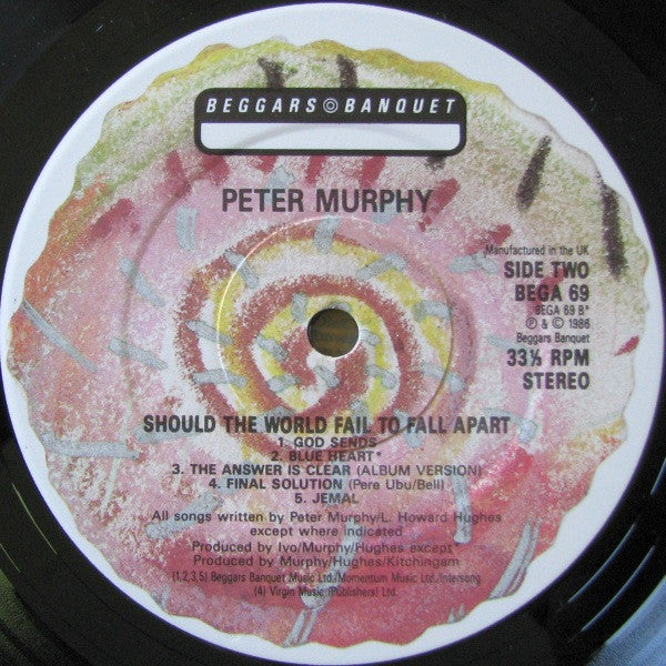 Should The World Fail To Fall Apart - Peter Murphy