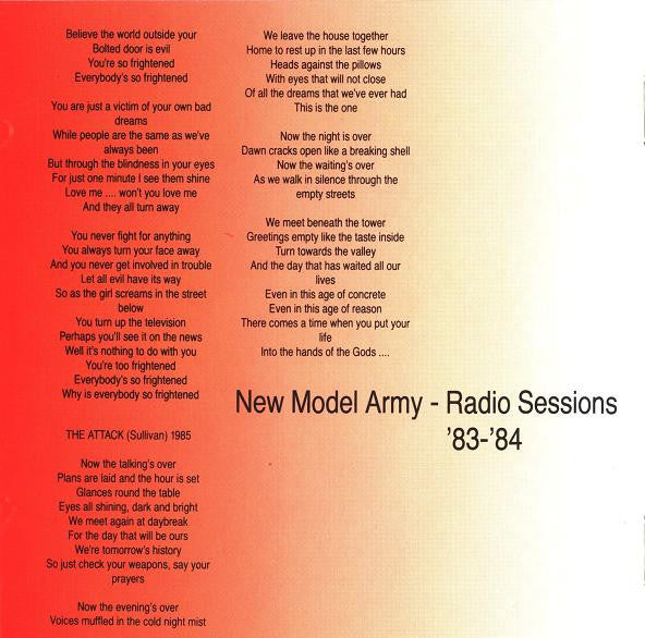 Radio Sessions '83- '84 - New Model Army