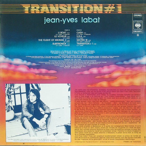 Transition # 1 - Jean-Yves Labat