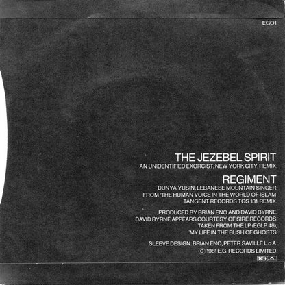 The Jezebel Spirit - Brian Eno - David Byrne