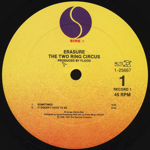 The Two Ring Circus - Erasure