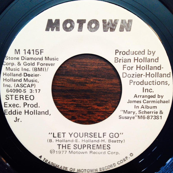 Let Yourself Go - The Supremes