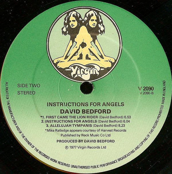 Instructions For Angels - David Bedford