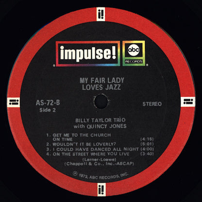 My Fair Lady Loves Jazz - Billy Taylor Trio With Quincy Jones