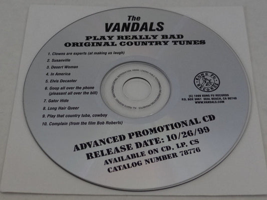 Play Really Bad Original Country Tunes - The Vandals