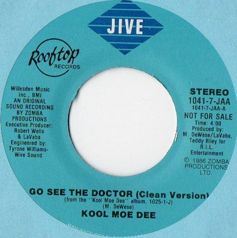 Go See The Doctor - Kool Moe Dee