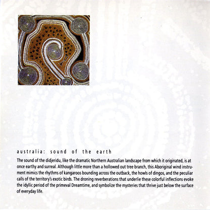 Australia: Sound Of The Earth - Steve Roach / David Hudson / Sarah Hopkins